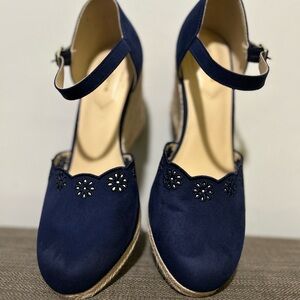 Liz Claiborne Elegant Navy Blue Women's Shoes